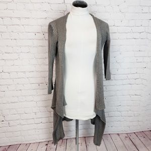 Wooden Ships Grey Shawl Sweater